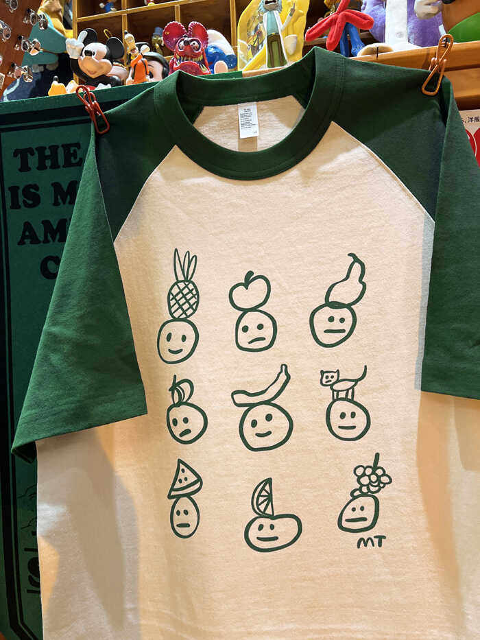 原创小众 vintage 萌趣表情水果 拼色插肩粗棉重磅男女情侣T恤,淘宝优惠券,粉丝福利购,淘宝优惠卷