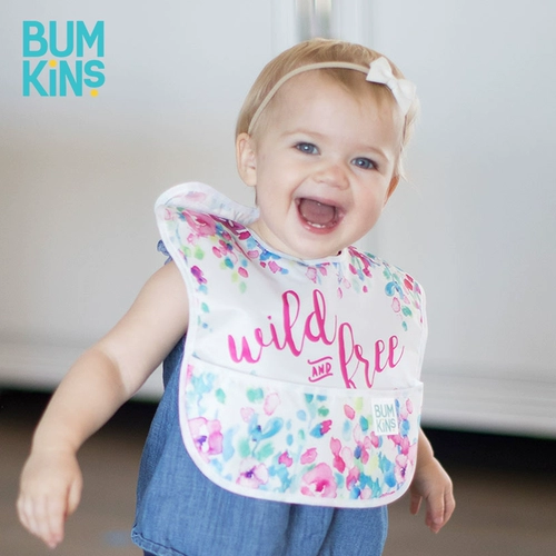 Детский легкий и тонкий водонепроницаемый нагрудник для еды, анти-грязь, с карманом