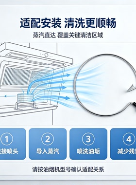 美的油烟机CXW-260-TJ9056-GR/TJ9053-GR/DJ730R/DJ750R高温喷管