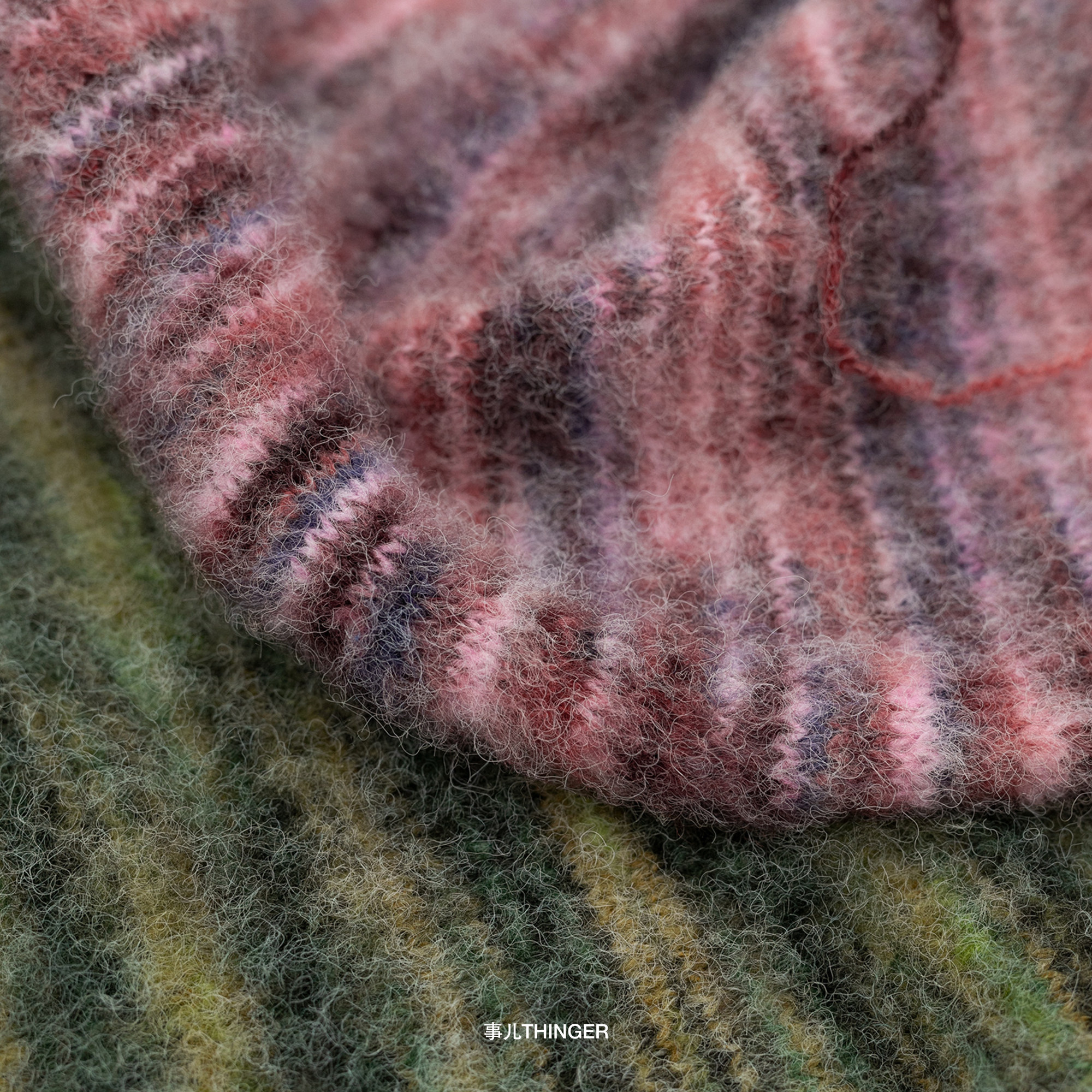 事儿THINGER 克制系缤纷马海毛纱线｜1股6支编织针织梭织特种纱线,淘宝优惠券,粉丝福利购,淘宝优惠卷