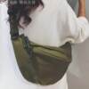 Canvas bag crossbody women's 2026 new chest bag dumpling bag