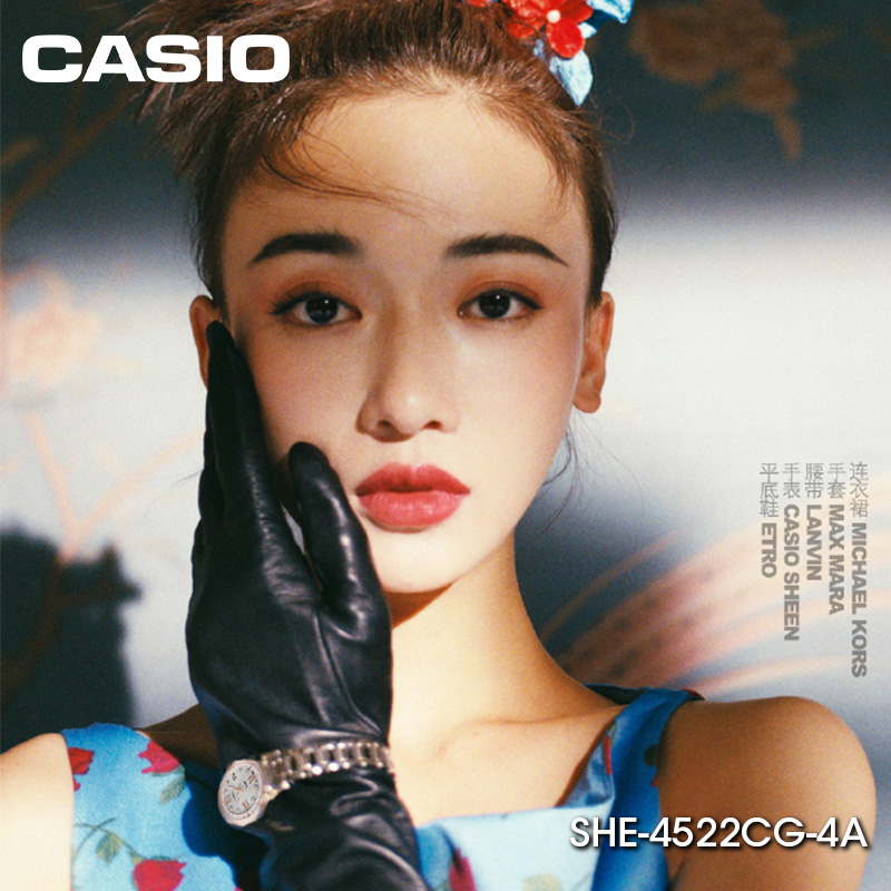 正品 SHE4522 限量 2018 时尚简约学生石英表 SHEEN 卡西欧手表女樱花 正品 SHE4522 限量 2018 时尚简约学生石英表 SHEEN 卡西欧手表女樱花