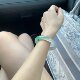 Half Mountain Half Water Lake Clear Water Chalcedony Bracelet