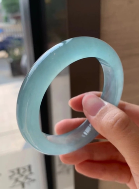 宋都扁条石英岩玉冰蓝晴底