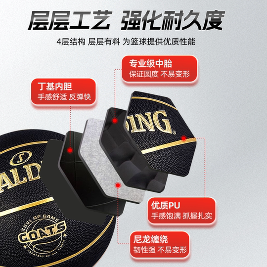 Spalding Official Genuine Basketball No. 7