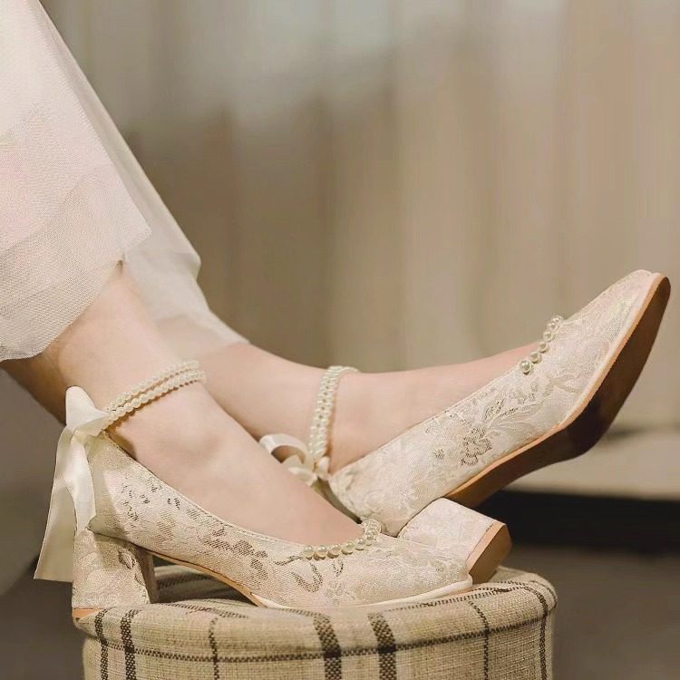 玛丽珍鞋古风新中式礼服旗袍鞋子民国风百搭春季高跟单鞋女高跟鞋,淘宝优惠券,粉丝福利购,淘宝优惠卷