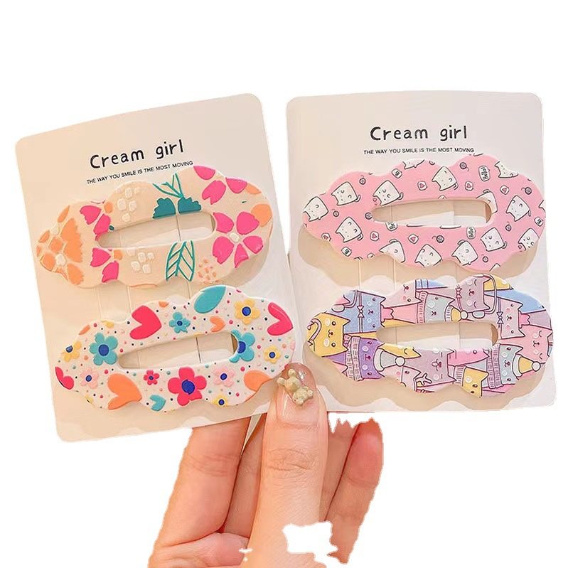 磨砂可爱卡通发夹女夏季女童碎发刘海夹子侧边夹BB夹韩国网红发卡,淘宝优惠券,粉丝福利购,淘宝优惠卷