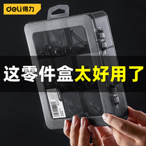 Able Parts Box Plastic Polygge Intake Screw Box Tool Classified Electronic Components Drills Accessories Plaid Box