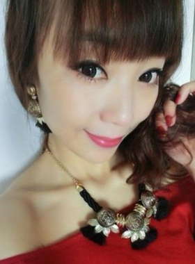 新款欧美新娘单身舞会派对复古金属狮子头流苏锁骨链个性小众项链