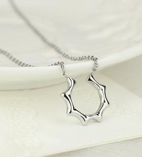 韩国时尚简约百搭职场OL锁骨链女士小众设计感主君的太阳同款项链