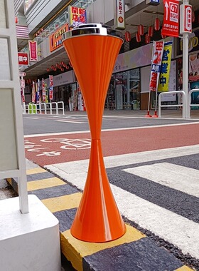 落地式卫生间烟灰缸立式带盖创意个性时尚电梯ktv厕所客厅烟灰缸