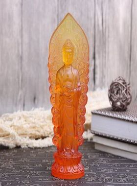 西方三圣仿铜阿弥陀佛观音菩萨大势至菩萨佛像供奉摆件居家镇宅