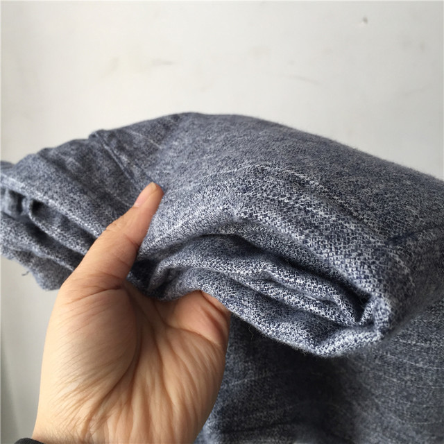 Good! New Japanese style simple spring and autumn pure cotton fleece cloth pajamas for men and women, soft and comfortable for couples