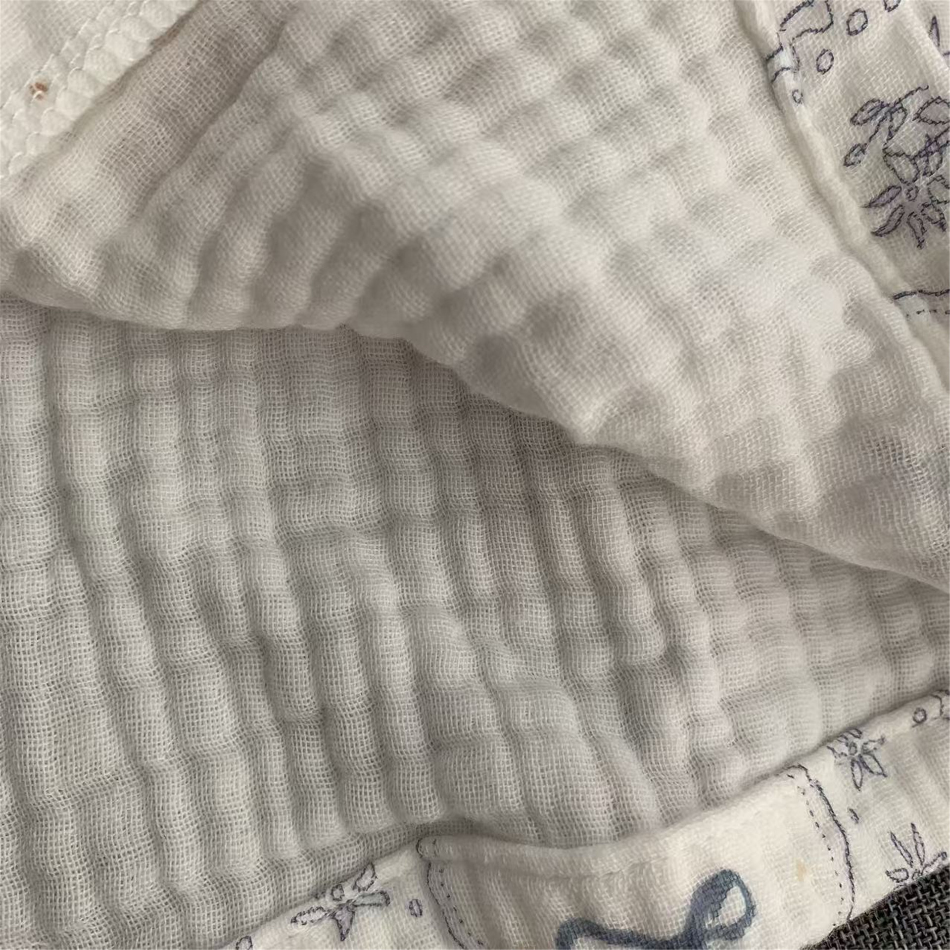 秋季纯棉加厚四层纱布女士家居服睡衣柔软婴儿棉长袖长裤花边小兔,淘宝优惠券,粉丝福利购,淘宝优惠卷