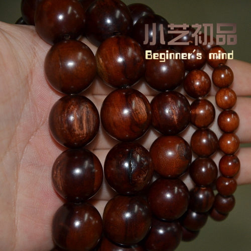 天然雷击枣木珠子 手持盘玩佛珠念珠流珠 特价清仓 木质手串 - 图0