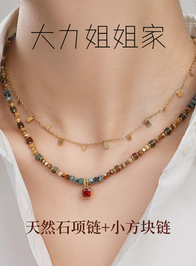 复古锁骨链新款项链百搭