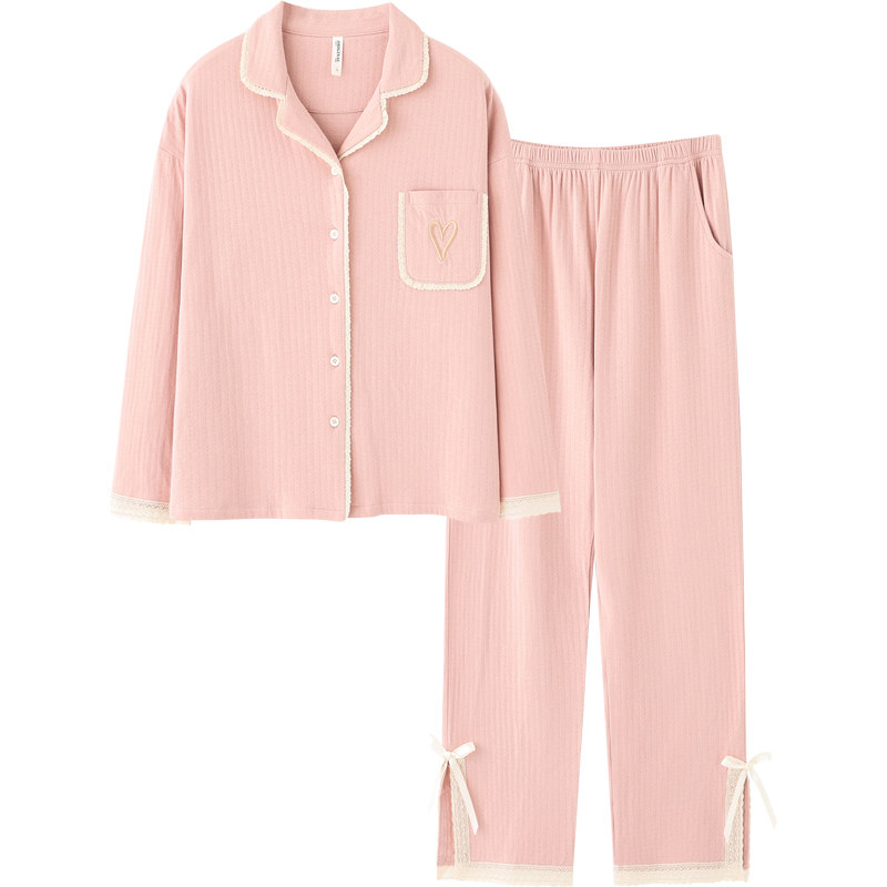 思莉太太春秋款纯棉2021年新款睡衣 思莉太太睡衣/家居服套装