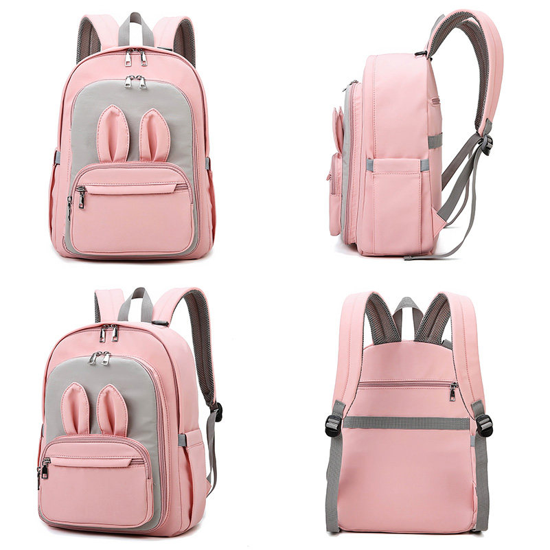 大容量妈咪包可爱兔耳朵出行双肩包 幻唇妈咪包/袋