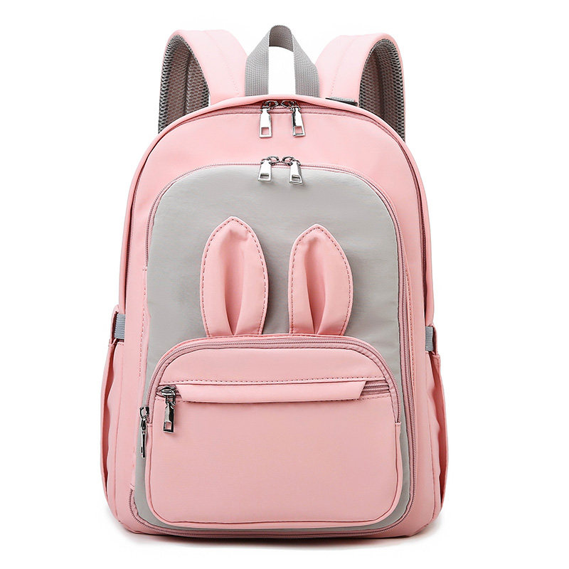 大容量妈咪包可爱兔耳朵出行双肩包 幻唇妈咪包/袋