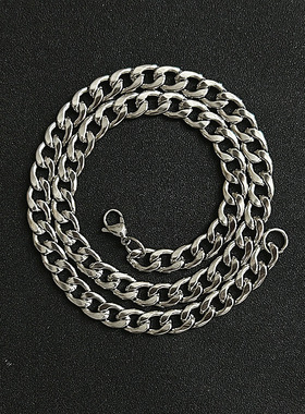 不锈钢链条nk链古巴链金属侧身链