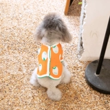 Маленькая плюшевая плюса Panda Dog Pet Pet Clothing свитер пуговица жилет жилет осень и зимний стиль маленький щенок