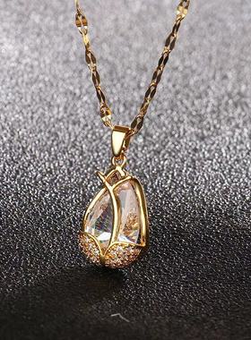 新款高级感热销郁金香项链