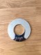 Precision pure steel dumbbell barbell competitive weight plate small weight weightlifting fitness home commercial clearance electroplating
