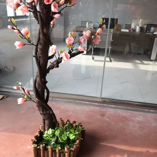 Симуляция магнолия цветочное поле