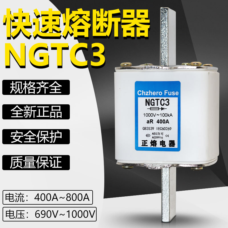 快速熔断器RS34 NGTC3 690V 600A 630A 700A 800A 800V 1000V熔芯 - 图1