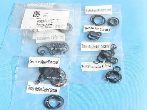 08款ROCKSHOX REBA ,RECON气压减震前叉橡胶密封圈，卡簧修补件 - 图1