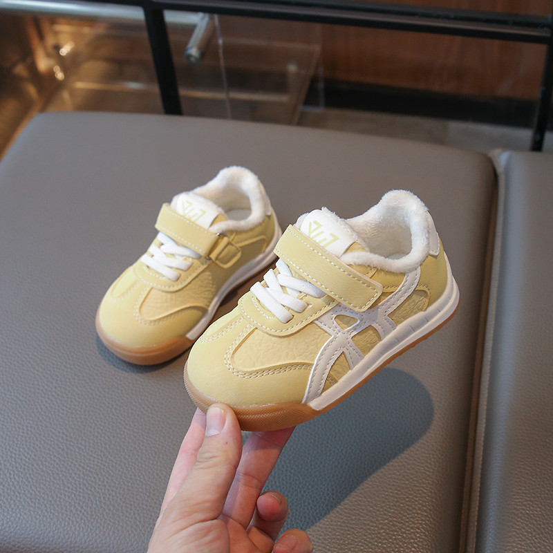女童鞋糖果色潮流板鞋2025冬季新款男童二棉运动鞋软底加绒休闲鞋,淘宝优惠券,粉丝福利购,淘宝优惠卷