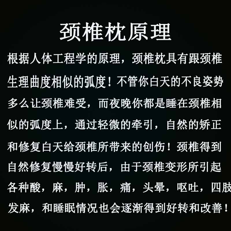 颈椎枕磁疗磁石枕护颈枕芯劲椎病睡眠修复专用枕成人保健记忆枕头