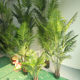 Simulated sunflower tropical floor plant potted green plants