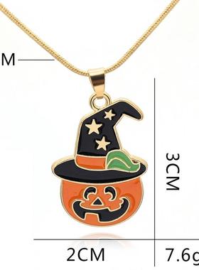 万圣节儿童服装时尚新款爆款饰品新款万圣节星星魔法帽南瓜幽灵耳