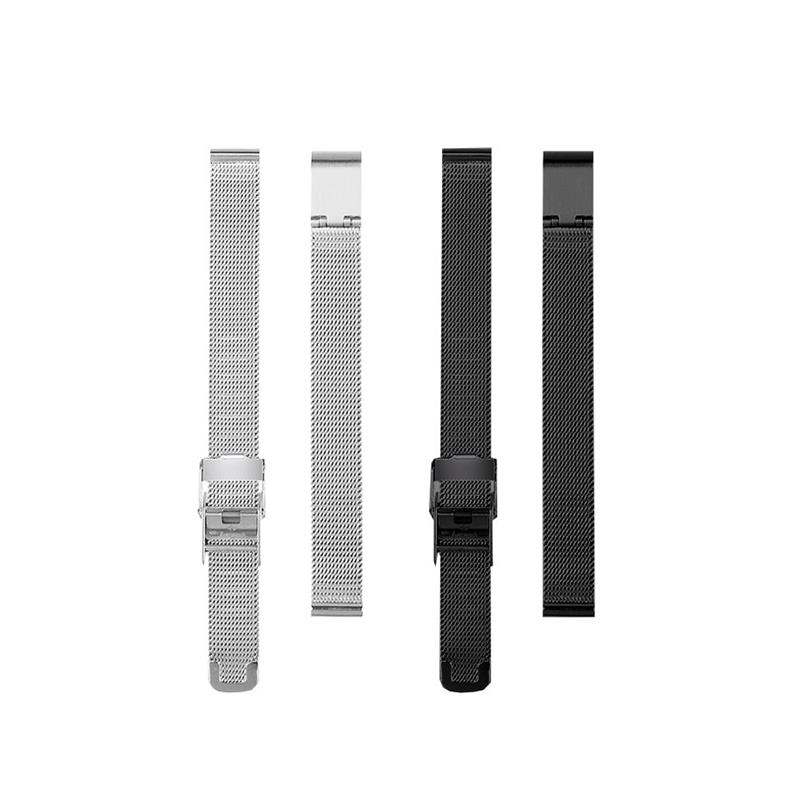 适配德国蓝族LANZOOM黑金海蓝小方糖黑武士米兰精钢手表带男女12m - 图3