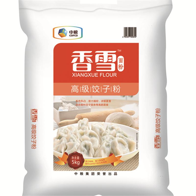 香雪面粉5Kg原生小麦白面粉10斤高级包子粉饺子粉中粮出品 - 图0