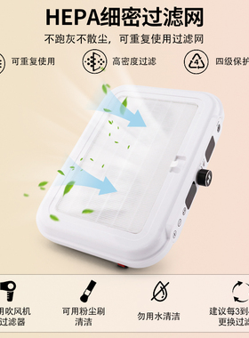 美甲打磨吸尘一体机无刷涡轮大吸力粉尘机美甲店专用电动卸甲修甲