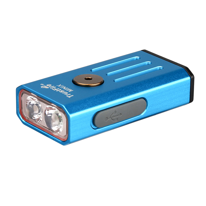 学生便携式迷你小型手电筒可充电弱光led灯钥匙扣强光远射多功能 - 图3