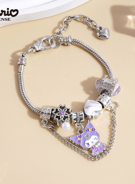 25年新品三丽鸥正版手链捕梦网ins轻奢气质高级清冷感手饰闺蜜