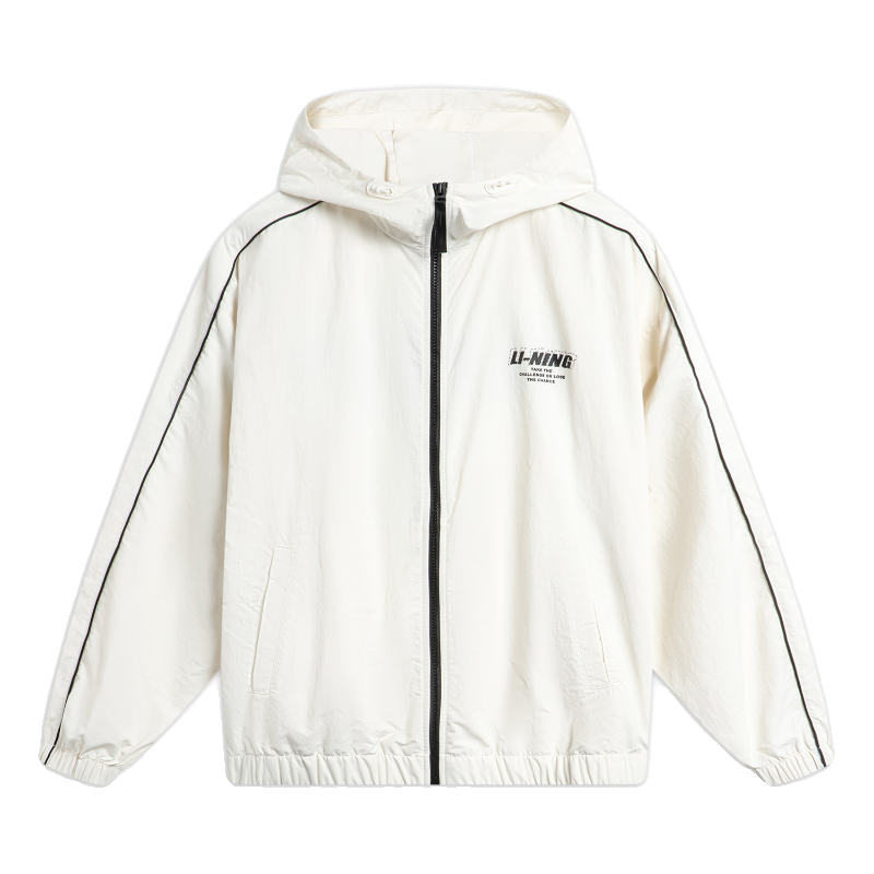 中国李宁荷叶风衣防泼谁男女同款外套2024春季户外防晒服AFDU695,淘宝优惠券,粉丝福利购,淘宝优惠卷