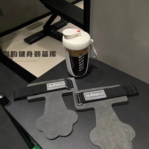crossgrip伽满猫爪牛皮护掌助力带女生举哑铃杠铃护具健身护手 - 图2