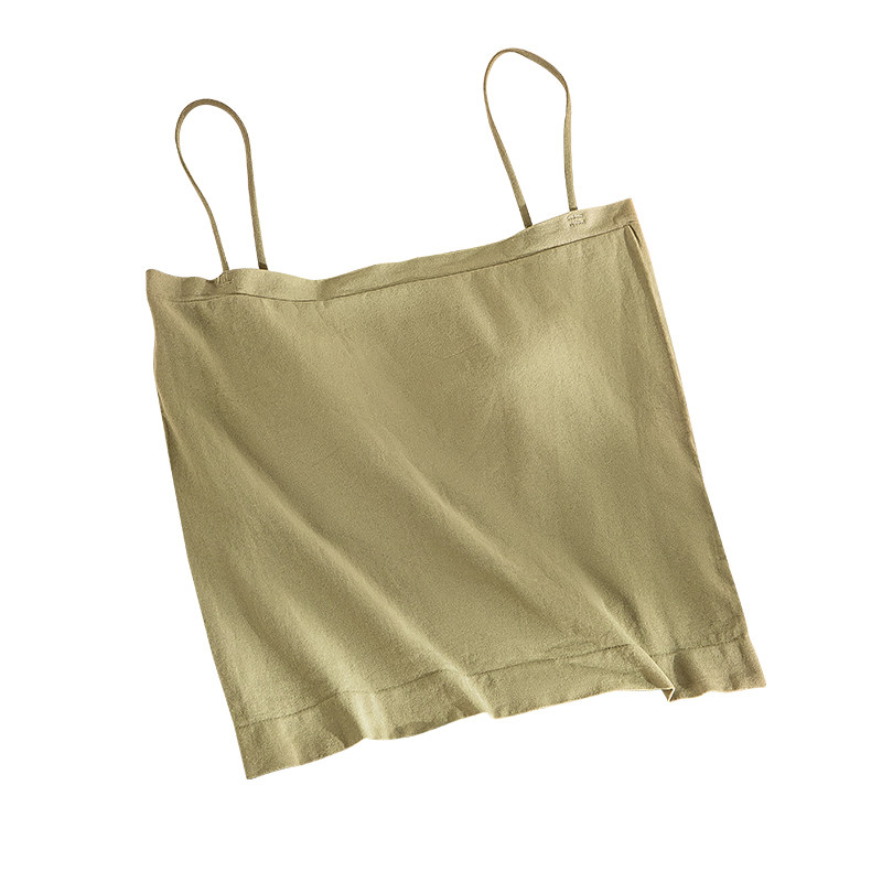 美背吊带女带夏季防走光外穿裹胸 采缎抹胸