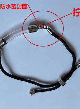 天然原矿朱砂手链噶乌盒手串红粗绳空心可打开装朱砂胎毛抽拉脚链