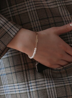 设计师手链 女神气质饰品 百搭时尚首饰 通勤手链手镯