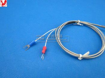 ທໍ່ Probe thermocouple KE shielded wire sensor temperature ວັດ​ແທກ​ອຸນ​ຫະ​ພູມ​ສາຍ​ໄຟ probe ອຸນ​ຫະ​ພູມ sensing ການ​ຄວບ​ຄຸມ​ອຸນ​ຫະ​ພູມ​ສາຍ probe