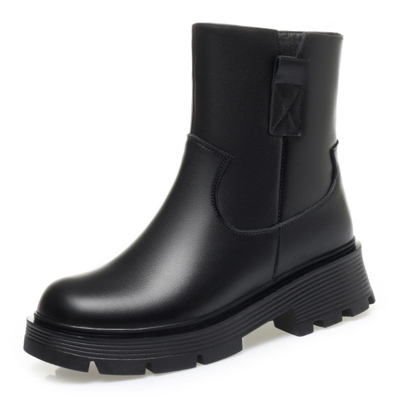 冬季年中跟马丁靴短靴女加绒羊毛妈妈棉鞋中老年平底女靴,淘宝优惠券,粉丝福利购,淘宝优惠卷