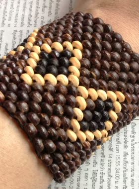 泰国天然椰壳波西米亚风串珠手链