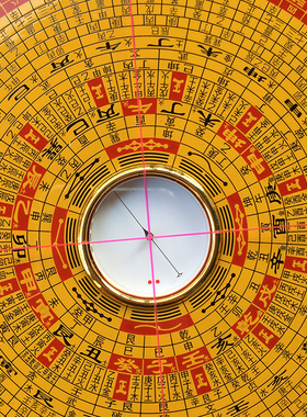 集福堂一尺正品10寸37层面版罗盘