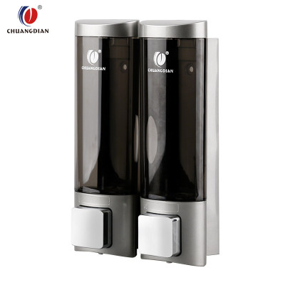 创点挂壁式单双头皂液器免打孔手动皂液盒卫生洗发水沐浴洗手液瓶,淘宝优惠券,粉丝福利购,淘宝优惠卷