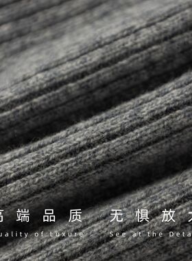 100%羊毛巴拉克拉法帽韩系高级感帽子女士冬红色围脖保暖针织帽男